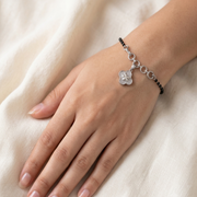 Designer 925 Sterling Silver Hand Mangalsutra For Women